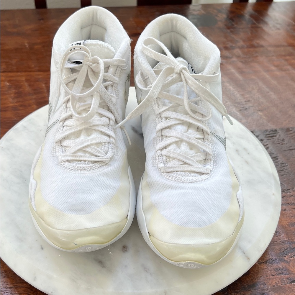 NIKE KD 12Th Edition Zoom Air High-Top Shoes White Men Size 9.5